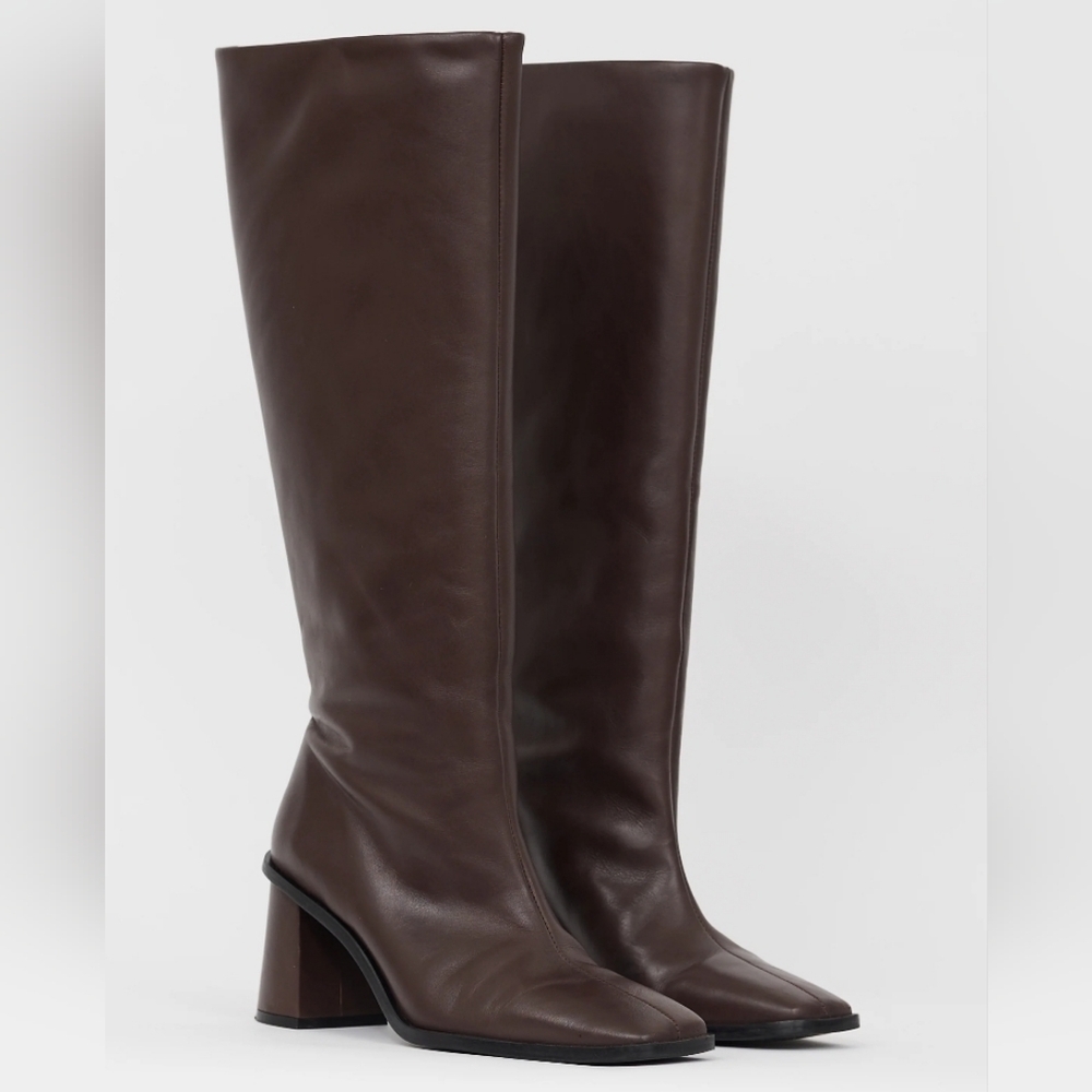 Maguire Knee High Brown Boot